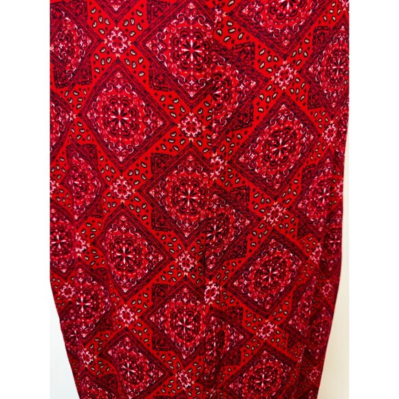 NWT Cider Plus 2XL Round Neckline Pasley Patched Eyelet Maxi Dress Curve Styling - Picture 5 of 12